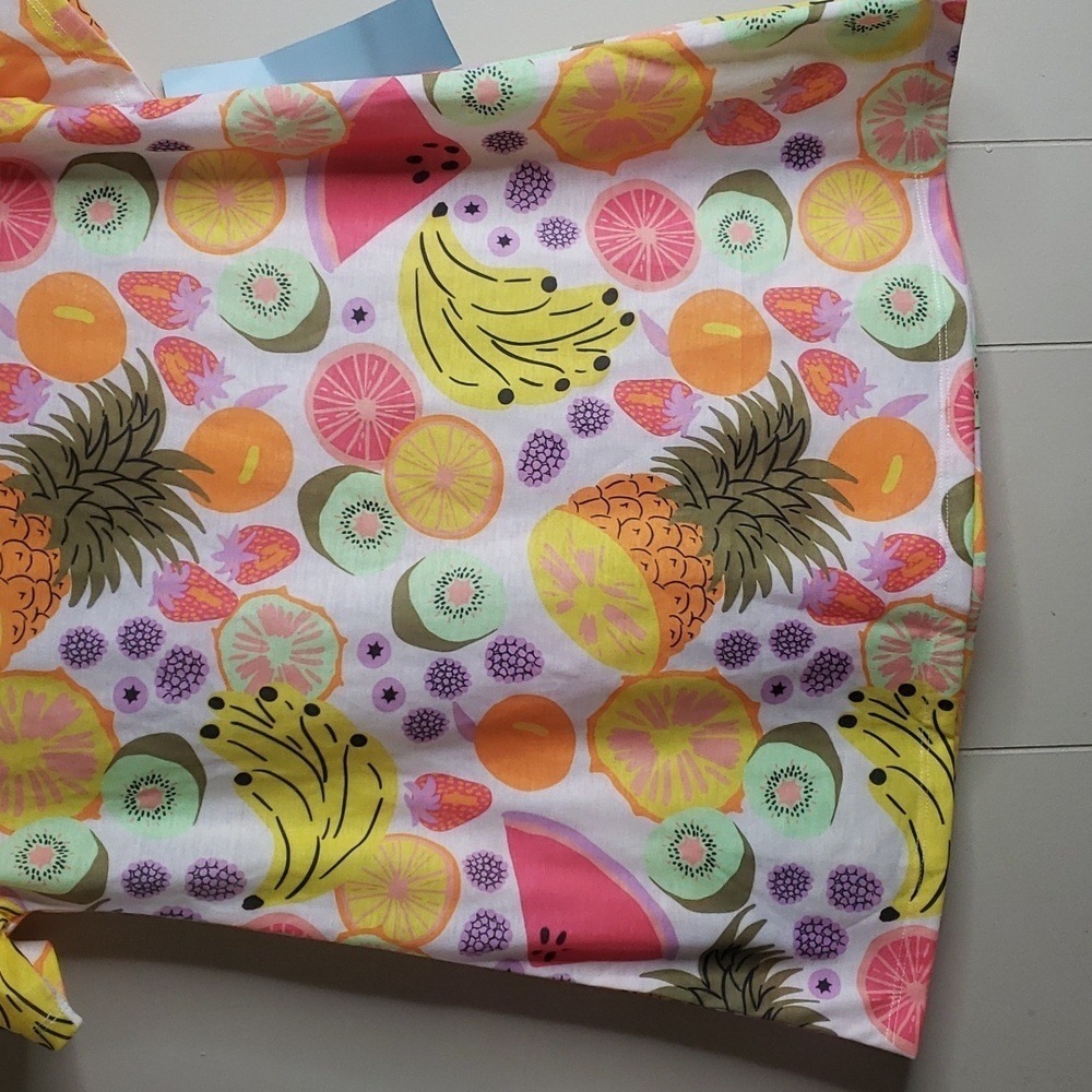 Cat & Jack Fruit Style Print Short Sleeve Sleepwear/ Nightgown - Picture 3 of 7
